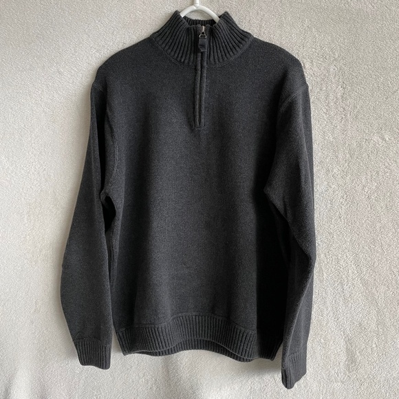 Eddie Bauer 1/4-Zip Pullover Sweater, 100% Cotton - Picture 1 of 7
